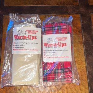 Two Warm-Upz “The Microwavable Scarf” NIP